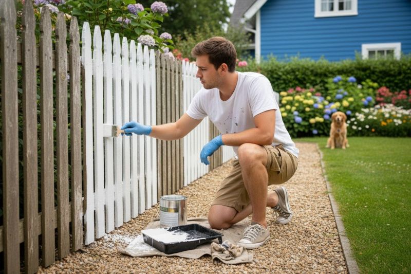 Wire Fence Painting in Waco, TX
